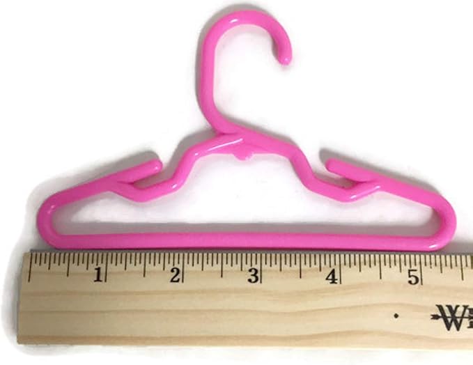 12 Pink Hangers(1 Dozen) for 14 Inch Doll Clothes