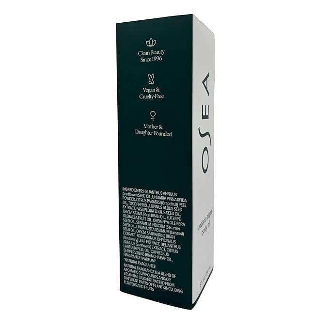 OSEA Undaria Algae™ Body Oil 5 oz - After Shower Body Oil - Non-Greasy Body Serum & Fast Absorbing Skincare - Clean Beauty & Vegan Seaweed Body Moisturizer for Dry Skin