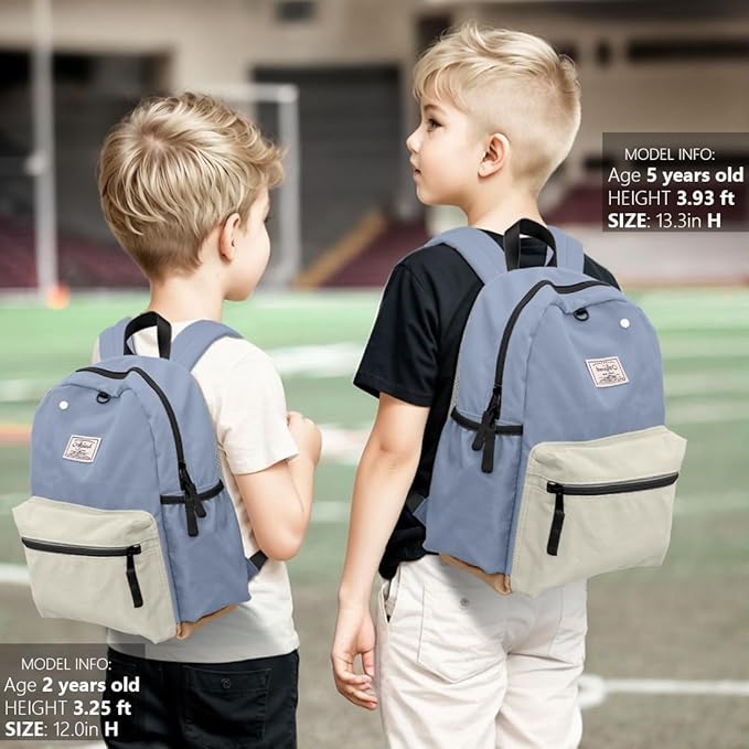 Toddler Backpack for Boys 2-5: Preschool Kindergarten 13" Daycare Backpacks Fit A4 Folder