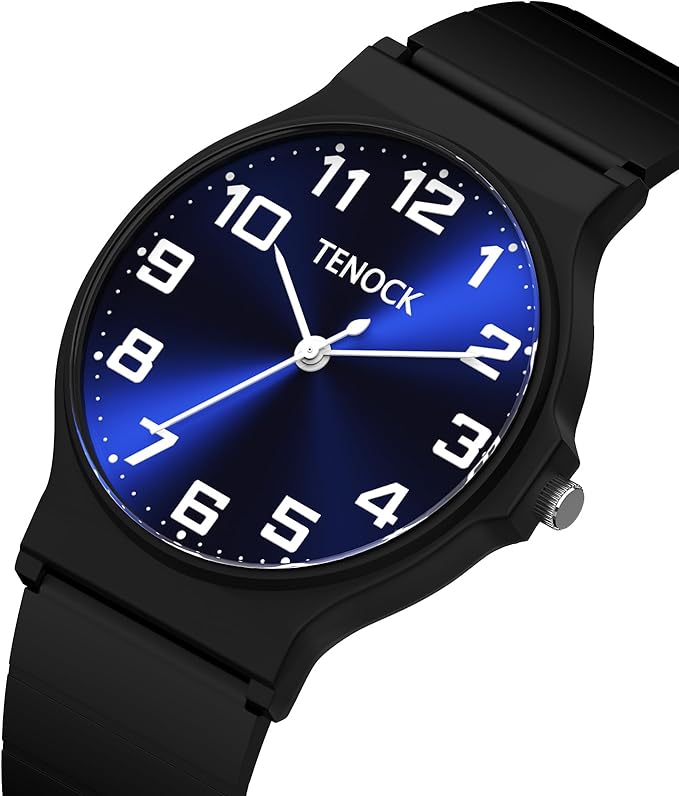 Kids Analog Watch Boys Girls, 30M Waterproof, Sports Watch for Boys, Easy to Read Children's Thin Dial Wrist Watches with Soft Band, for Ages 5-15 Kids Great Birthday Gifts Christmas Day