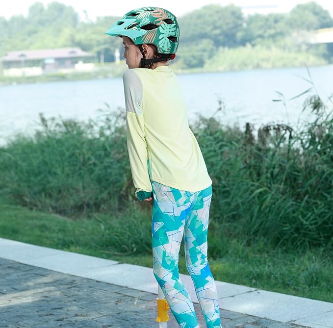 Kids Bike Helmet, Youth Toddler Boys Girls Helmets, 2 Size Adjustable for Ages 2-3-5-8-14 Years, Child Helmet with Visor and LED Light, Lightweight Multi-Sport Bicycle Scooter Cycling Helmets