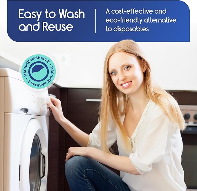 Inspire Waterproof Chair Pad, Dark Colored to Hide Stains, 18 x 24 – Quilted, for Incontinence Washable, for Adults and Kids Reusable Underpad