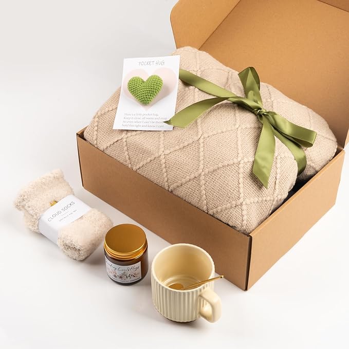 Birthday & Self Care Gifts for Women - Mom's Get Well Soon Care Package, After Surgery & Christmas Gifts for Her