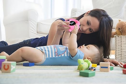 TKY Baby Bath Thermometer with Floating Toys - Digital Water & Room Temperature Monitor, Rechargeable Thermometer with Alerts for Newborn Bath Essentials, Infant Safety