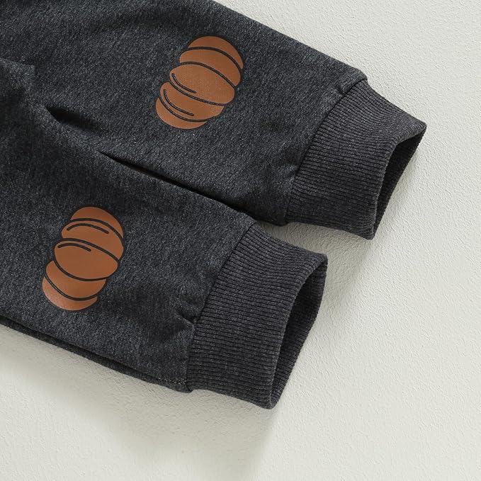 0-4T Toddler Boy Girl Halloween Outfit Fall Clothes Ghost Long Sleeve Sweatshirt Top Pants Baby Halloween Clothes