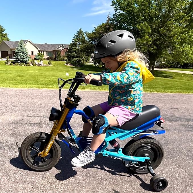 Kid Bike Helmets for Boys and Girls | Fit Head 51-54cm Circumference | CPSC & NTA-8776 Dual Certified | Multi-Sport Helmets with LED Lights, Magnetic Buckle, Detachable Visor