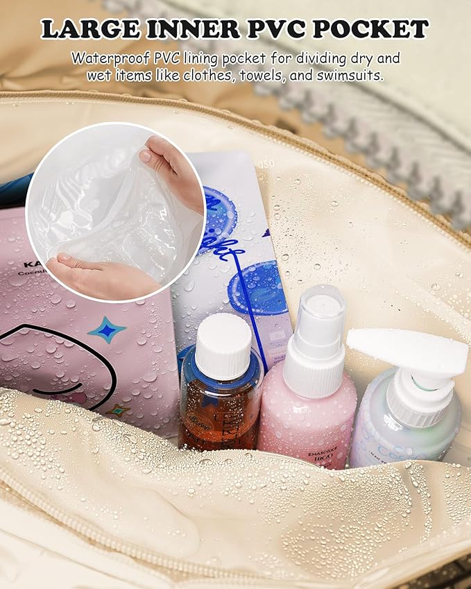 Duffle Bag for Travel Women, Travel Bags,Bridesmaid Gifts-Initial Overnight Bag with Wet Pocket,Lightweight Weekender Bags Personalized Gym Tote with Makeup Pouch