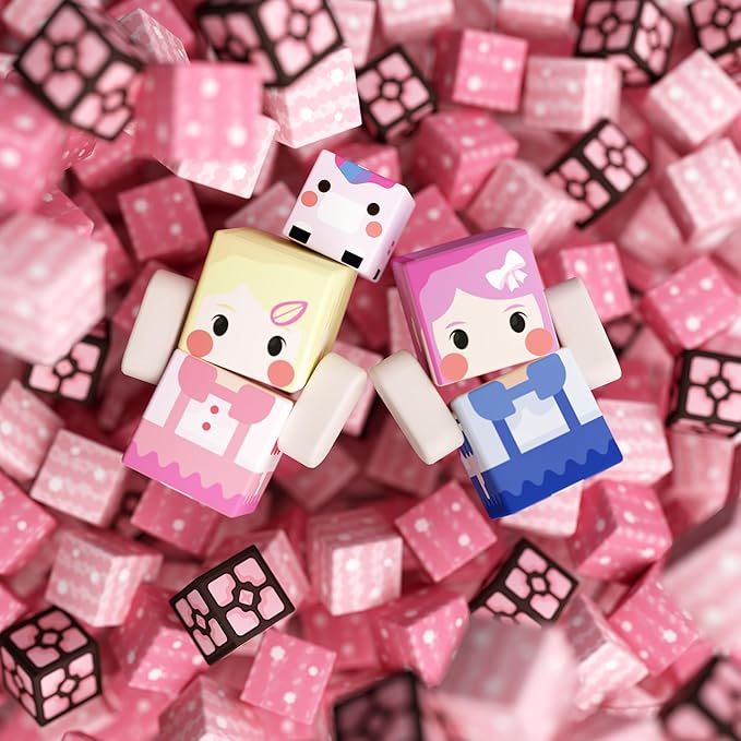 GobiDex 200PCS Magnetic Blocks Kid Building Toys for 3+ Years Old Girls, Upgraded STEM Sensory Gifts for Princess, Kids Magnets Game for Toddler