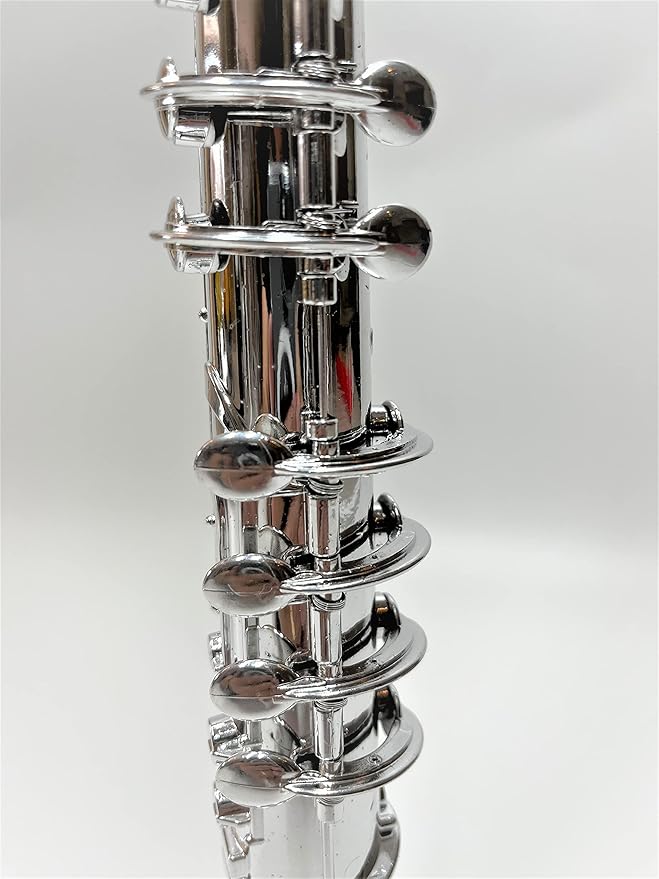 Toy Instruments Set Trumpet, Saxophone and Clarient with Standard Keys in Perfect Pitch are Easy and intuitive to Create Real Music. Instruments Measures 16 inches in Length.
