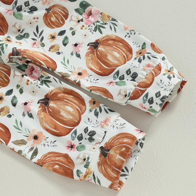 0-4T Toddler Boy Girl Halloween Outfit Fall Clothes Ghost Long Sleeve Sweatshirt Top Pants Baby Halloween Clothes