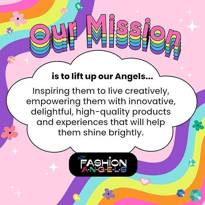 Fashion Angels Sticker Stylist 12544, Fashion Design Sticker by Number Activity Book, For Kids 6 and Up