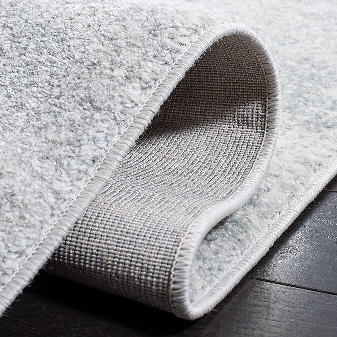 SAFAVIEH Evoke Collection 2'2" x 7' Ivory/Sage EVK272B Modern Abstract Non-Shedding Entryway Foyer Living Room Bedroom Kitchen Runner Rug
