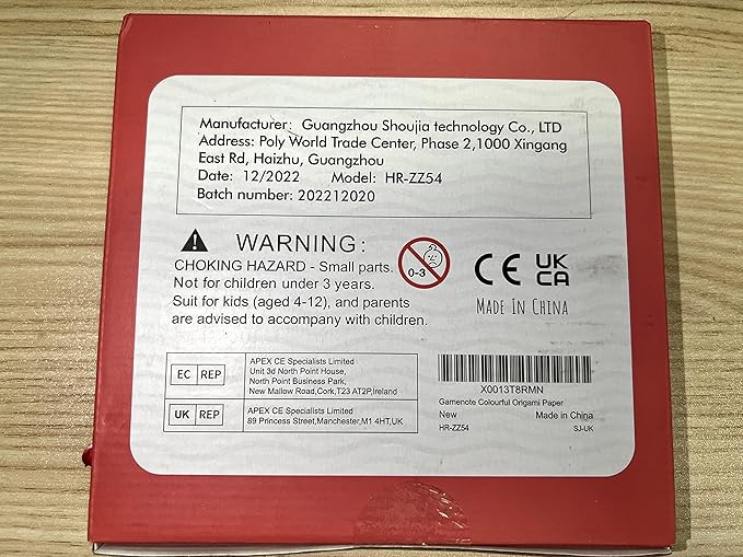 Gamenote Colorful Origami Kit for Kids 54 Projects 120 Double Sided Origami Paper 12 Sheets Practice Papers Instructional Origami Book Origami Gift for 4+ Girls Boys Adult Beginners Training Craft