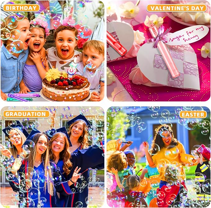 200 Pack Star Bubble Wands,Party Favors Supplies for Toddlers Kids’ Birthday, Summer Outdoor Celebrations,School Classroom Carnival Prize Giveaways,Bulk Gift Box as Goody Bags Stuffer