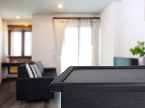 Kidkusion Baby Proof Edge Guards for Safety | Made in The USA | 6 Feet | Black | Edge Protectors for Furniture, Tables, Fireplaces | Heavy Duty Tape Included