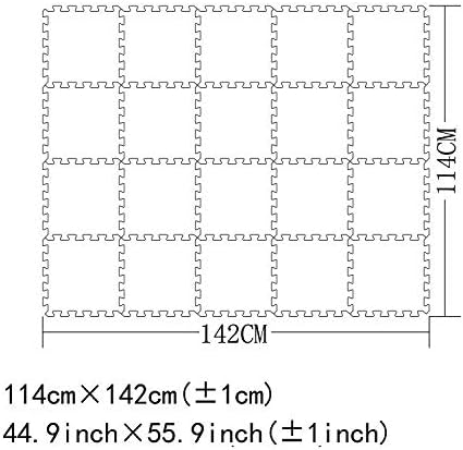 YIMINYUER® 20 Tiles (30cm×30cm×1cm Each Tile) Baby Soft Puzzle Play Mats, Kids Thick EVA Foam Floor, Toddlers & Children's Soft Interlocking Mat R07G301020