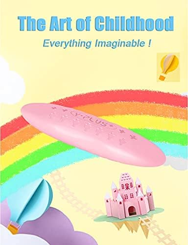 YPLUS Peanut Crayons for Kids, 12 Pastel Colors Washable Toddler Crayons, Non-Toxic Baby Crayons for Ages 2-4, 1-3, 4-8, Coloring Art Supplies