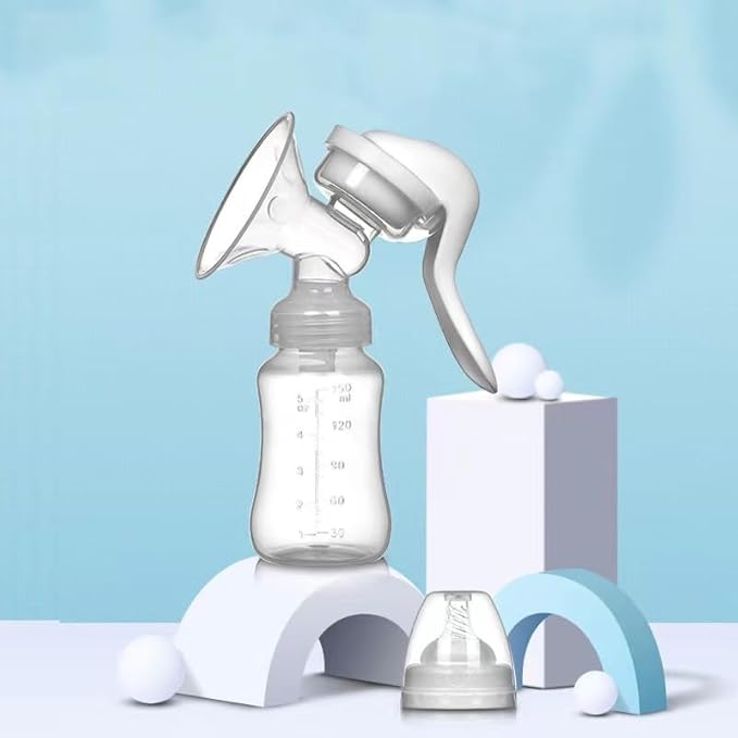 Manual Breast Pump for Breastfeeding, Small Portable Manual Breast Milk Catcher Baby Feeding Pumps & Accessories