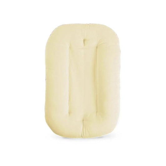 Baby Lounger for Newborn, Bionic Design Baby Lounger, Soft Organic Cotton Breathable Lounger for Infants 0-18 Months (Yellow)