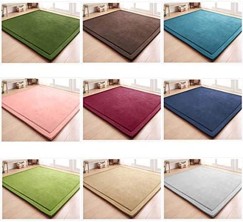 Baby Play Mat, V-mix Handmade weaving Plush Foam Play Crawling Rugs for Baby, Children Play Blanket, Yoga Mat, Exercise Mat-Cushy- Soft & Thick Hypoallergenic, Non-toxic