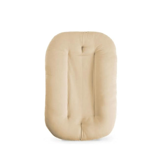 Baby Lounger for Newborn, Bionic Design Baby Lounger, Soft Organic Cotton Breathable Lounger for Infants 0-18 Months (Apricot)