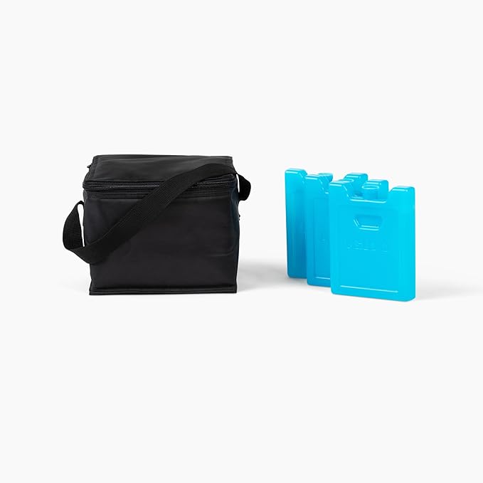 Ameda MYA Cool N Carry Portable Breast Milk Cooler Bag | Breastmilk Storage | Includes Insulated Cooler Bag & 3 Freezer Packs