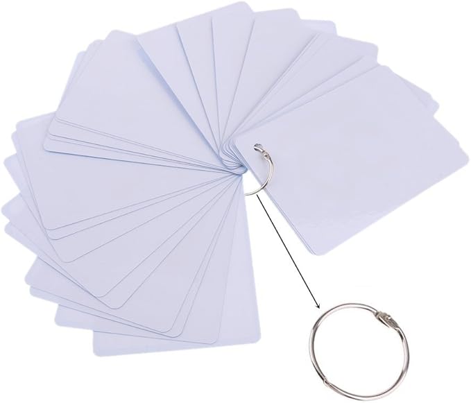 SANTSUN 36 Pieces of My Body Parts Flash Cards for Toddlers- The Flash HolePunched- So You can sort and Organize The Cards Easily and Early Learning Kindergarten Teacher Tools