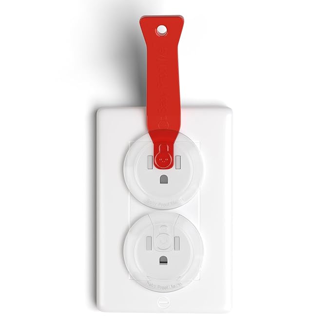 48 Pack Outlet Covers Baby Proofing, Provide Shock Prevention and Easy Installation, Safe and Secure Plastic Plug Covers for Power Sockets (48 Outlet Covers)
