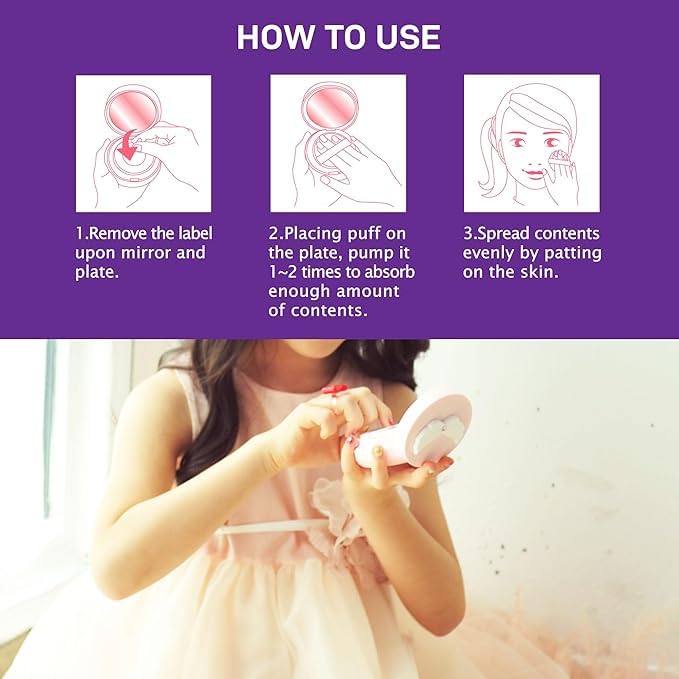 Peachand Baby Kids Mineral Sun Cushion SPF50+ PA++++ (Angel's Wings)