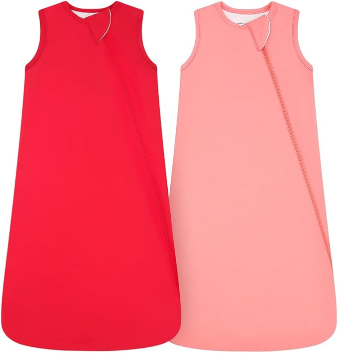 HAPIU Unisex Rayon Made from Bamboo Baby Sleep Sack TOG 1.0, 2-Way Zipper YKK, Wearable Blanket Baby