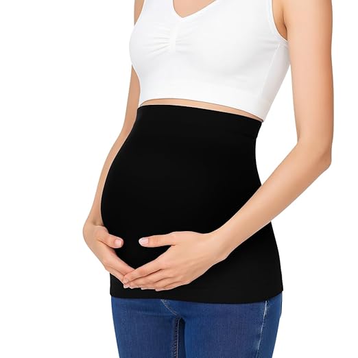 Sweet Hearts Belly Bands For Pregnant Women- Maternity Postpartum Pregnancy Belly Band Support Belt Made in USA