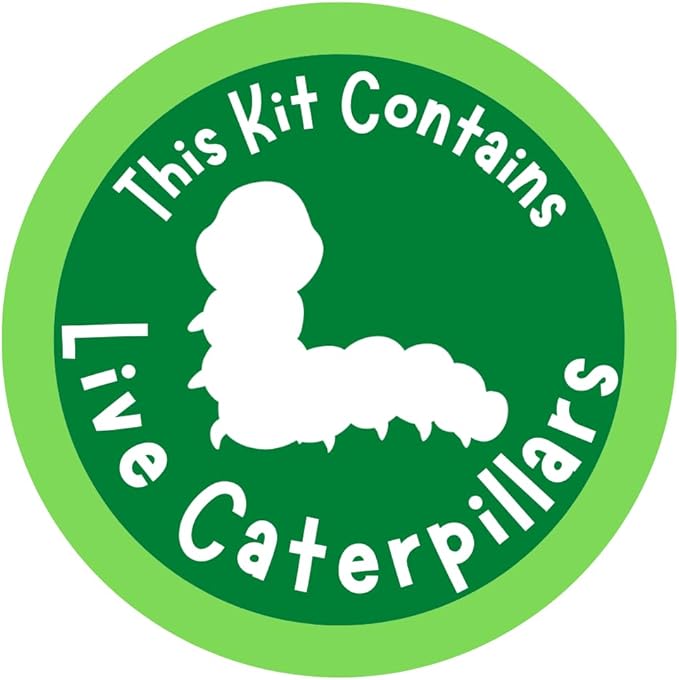 Insect Lore Butterfly Garden with Live Cup of Caterpillars | English and Spanish STEM Activity Journals | 5 Painted Lady Butterfly Baby Caterpillars and Mesh Habitat