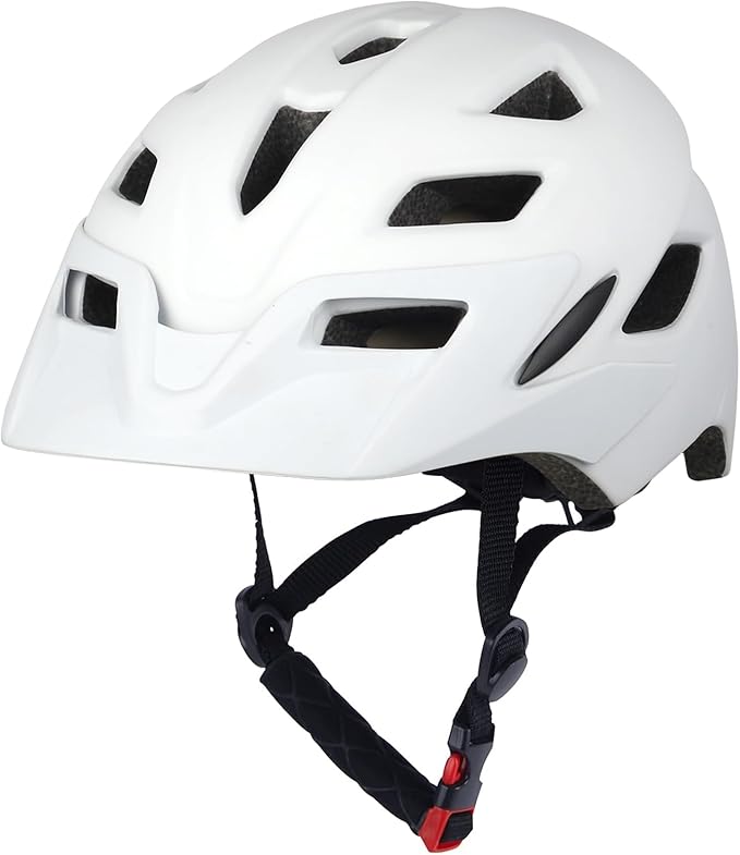 Kids Bike Helmet, Youth Toddler Boys Girls Helmets, 2 Size Adjustable for Ages 2-3-5-8-14 Years, Child Helmet with Visor and LED Light, Lightweight Multi-Sport Bicycle Scooter Cycling Helmets