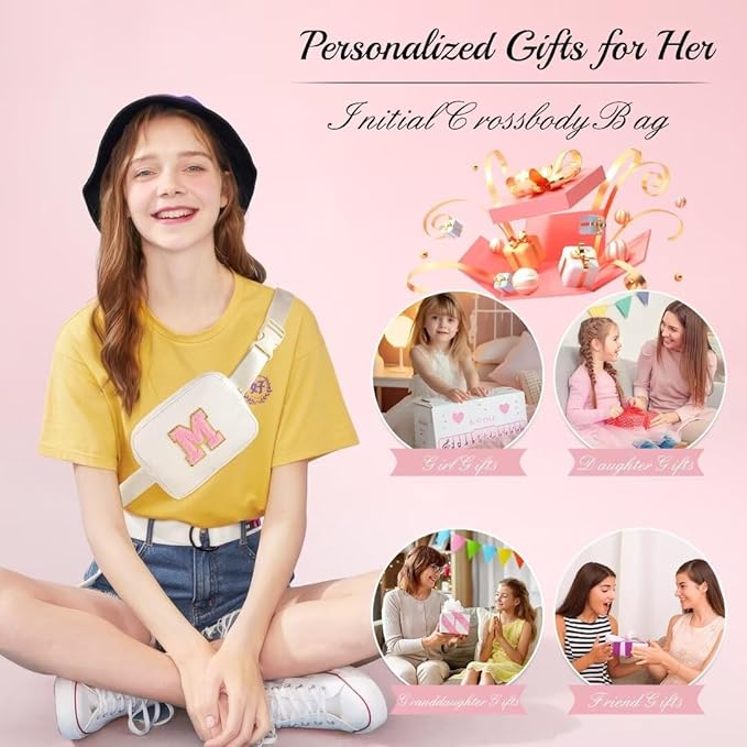 YOOLIFE Fanny Packs - Crossbody Belt Bags for Women, Khaki, Small Sling Bags for Travel & Gifts