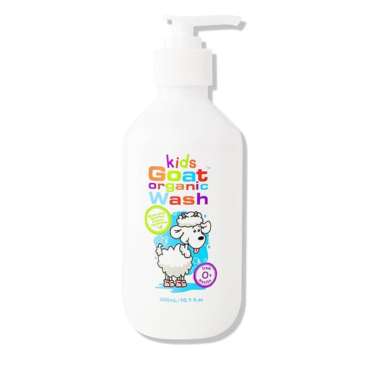 Goat Milk Kids Organic Body Wash: Balance and Moisture for Kids and Babies' Skin, 10.1 Fl oz