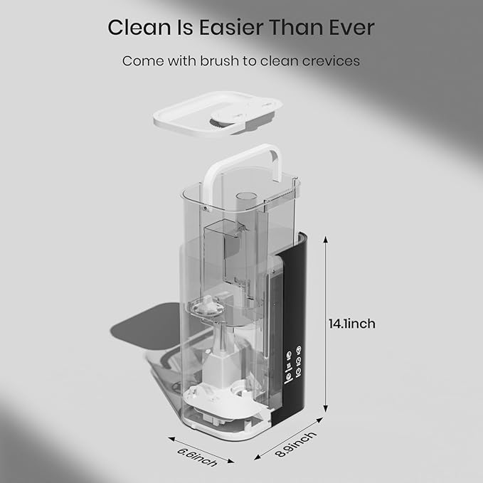 Cool Mist Humidifiers for Bedroom and Plants & Baby, Top Fill 5L Large Room Smart Humidifier for Home Nursery, 28 dB Quiet 50H Runtime Bedroom humidifier with Essential Oils