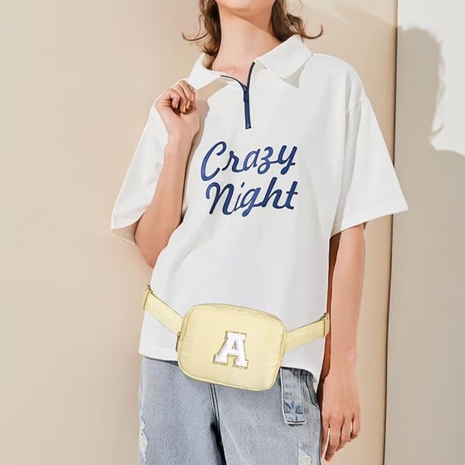 YOOLIFE Fanny Packs - Crossbody Belt Bags for Women, Khaki, Small Sling Bags for Travel & Gifts