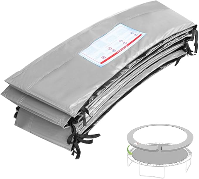 16FT/15FT/14FT/12FT/10FT Trampoline Safety Pad Replacement, Round Trampoline Spring Protection Cover, Fits 16FT/15FT/14FT/12FT/10FT Frames, Water-Resistant Trampoline Accessories