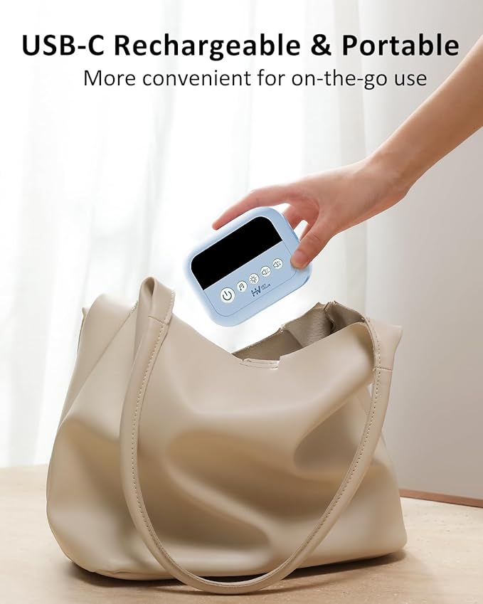 HEYVALUE Nasal Aspirator for Baby, Hospital Grade Nose Sucker with 9 Levels Suction, Night Light and Nursery Rhyme Soothing, Electric Nose Suction for Baby with Food-Grade Silicone Tips Blue