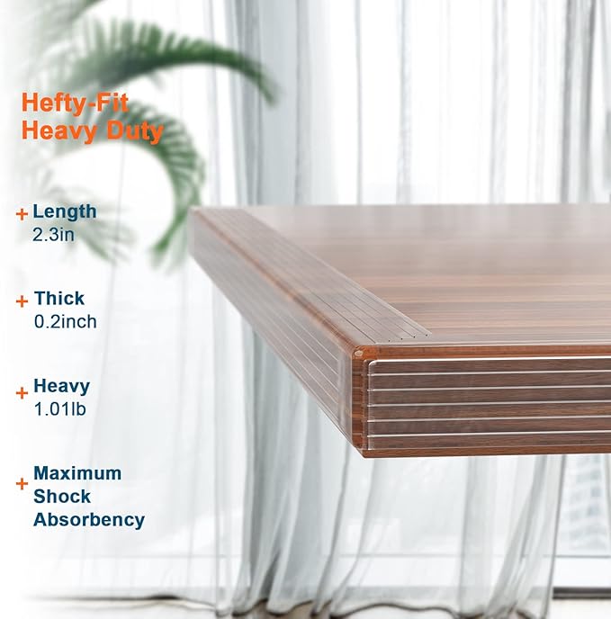 HOMREALM Baby Proofing16.4ft Long (2.75" Wide) Corner Guards Furniture Corner & Edge Safety Bumpers Corner Covers Protectors Baby Proof Bumper & Cushion to Cover Sharp Furniture & Table Edges