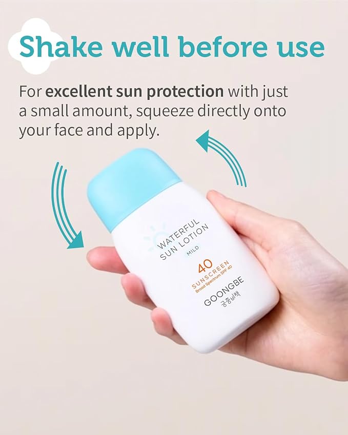 Sun Lotion SPF 40 & Moisture Sun Cushion SPF 50-100% Zinc Oxide Mineral Sunscreen - Vegan Reef-Safe for Babies Kids Adults - Korean Skincare, 2.82oz & Cushion 0.81oz