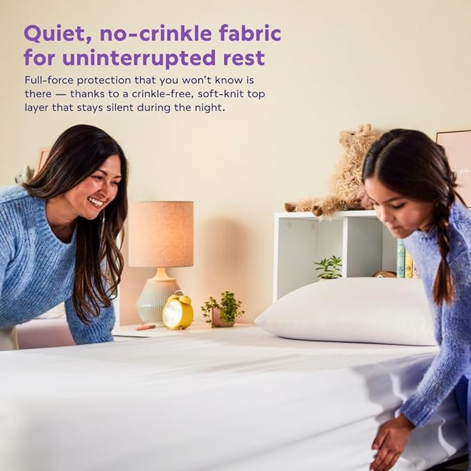 Purple Waterproof Mattress Protector – California King, Gold-Standard Protection, Comfort-First Design, Fits Mattresses 8” to 15.5”
