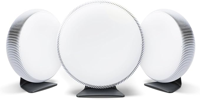 IQAir Atem X - 3Pack - Smart Air Purifier for Large Room up to 4950 sq. ft., WiFi App Control, HyperHEPA Filters Viruses, Bacteria, Allergies, Asthma, Mold, Pets, Dust, Odor; Made in Germany