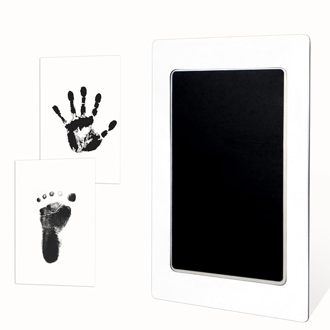 1-Pack Clean Touch Ink Pad for Baby Handprints and Footprints, Baby Footprint Kits,Inkless Hand and Footprint Kit,No Mess Ink Pad for Baby Hand and Footprints,Baby Shower Gifts for New Moms