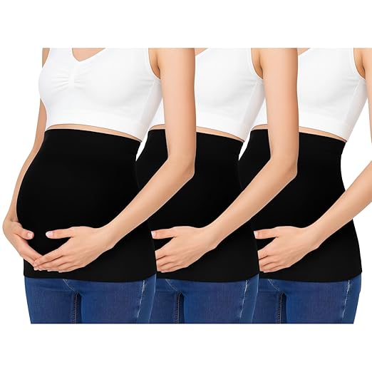 Sweet Hearts Belly Bands For Pregnant Women- Maternity Postpartum Pregnancy Belly Band Support Belt Made in USA
