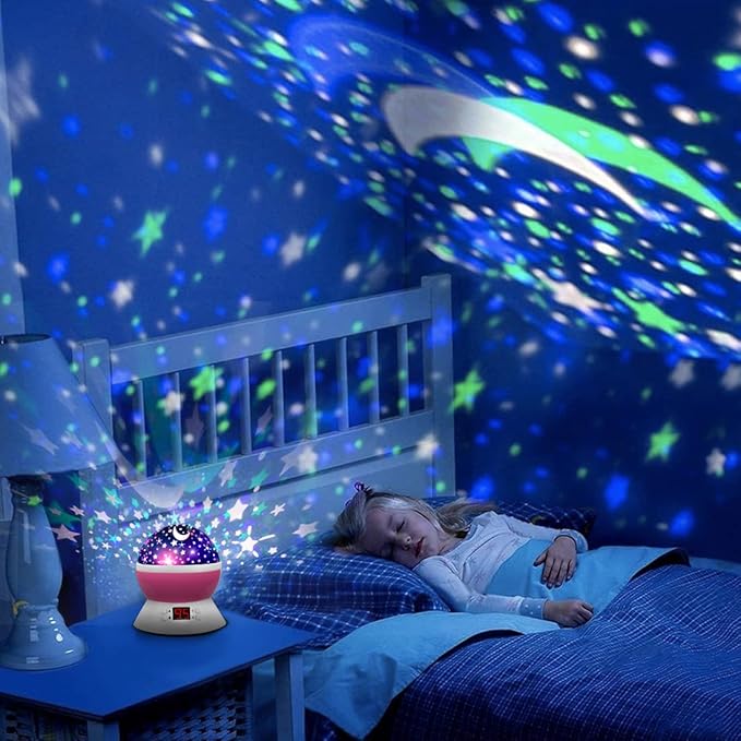 MOKOQI Unicorn Projector Night Light Lamps for Girls boys bedroom Toys for Age 6-8, Unicorns Night Lights with Timer birthday Children's Day Gifts for Kids Light Projector for Room Decor