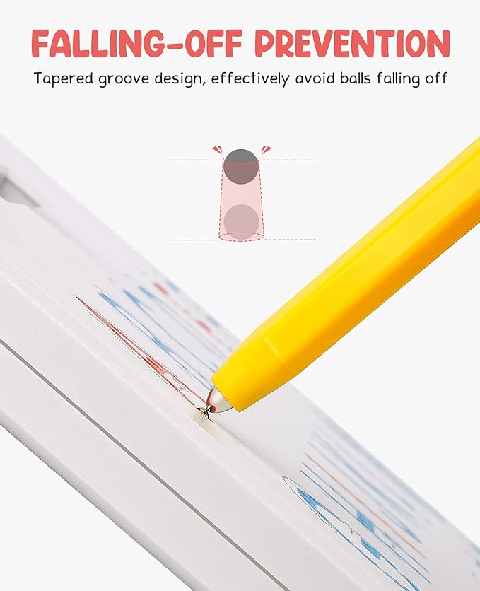 GAMENOTE Double Sided Magnetic Letter Board - 2 in 1 Alphabet Magnets Tracing Board for Toddlers ABC Letters Uppercase & Lowercase Practicing Learning Education Toys