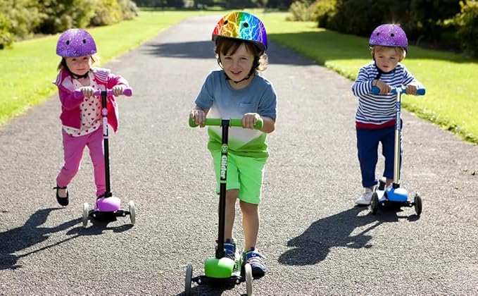 Adjustable Color Gradient Skateboard Helmet for 3-5-8-14+Ages【Toddler Kids Youth Adult】 Girls Boys Woman.Bike Helmet for Multi-Sports Cycling Bicycle Scooter Inline Roller Skate Rollerblading