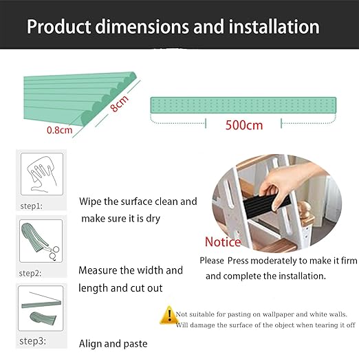 Bunk Bed Ladder Pads,Traction Treads for Stair Steps,Soft Extra-Wide Edge Protector,Self-Adhesive Bunk Bed Ladder Cover Foam Padding,Furniture 16.5 Ft Gray