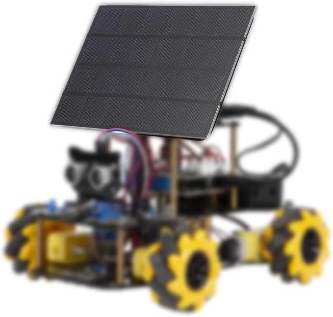 Smart Car kit Functions STEM Coding for Ages 16+ Solar Energy Expansion Pack(Without Car)-QD008